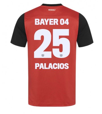 Bayer Leverkusen Exequiel Palacios #25 Primera Equipación 2024-25 Manga Corta